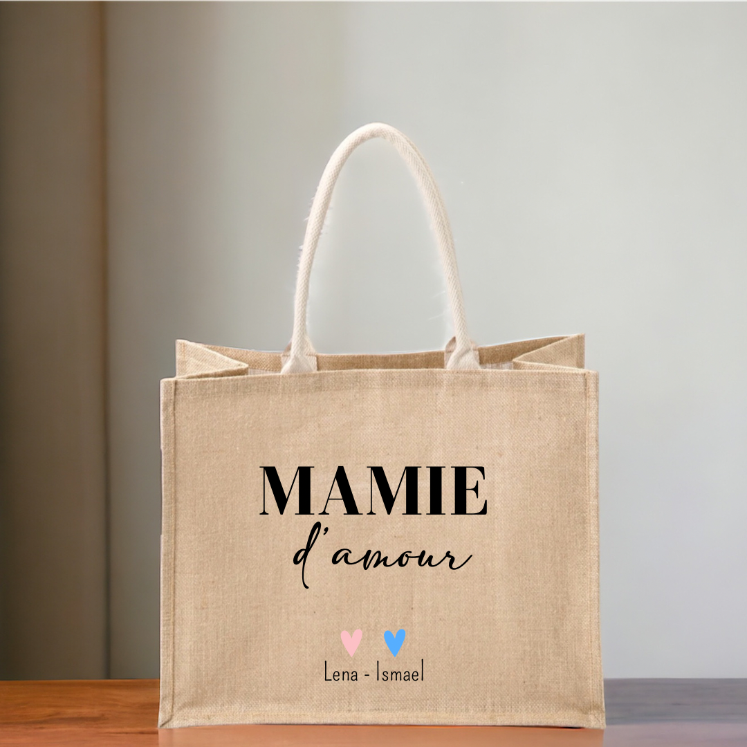 Sac en jute "MAMIE"